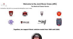 Desktop Screenshot of jointroverclubs.org.uk
